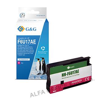 G&G kompatibilní ink s F6U17AE, magenta, 1600str., NH-R00953XLM, pro HP