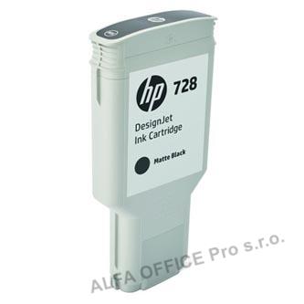 HP originální ink F9J68A, HP 728, matte black, 300ml, HP DesignJet T730, DesignJet T830, D