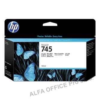 HP originální ink F9J98A, HP 745, photo black, 130ml, HP DesignJet HD Pro MFP, DesignJet Z