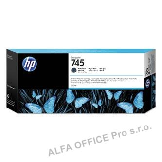 HP originální ink F9K05A, HP 745, matte black, 300ml, HP DesignJet HD Pro MFP, DesignJet Z