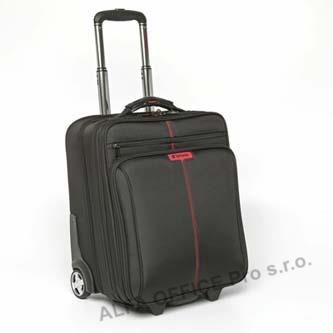  Taška na notebook 16", Copenhagen, černá z polyesteru, na kolečkách typ Ver 