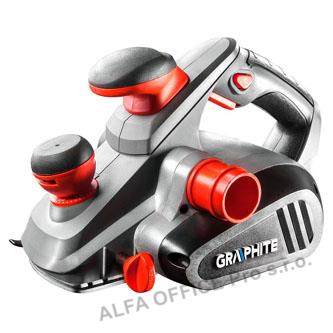 Hoblík Graphite 59G678, elektrika (kabel), 850W, 16500ot./min, 82mm, 3mm, 0-12mm