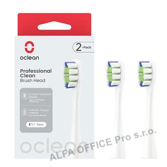 Oclean náhradní hlavice Professional Clean P1C1 W02, bílé