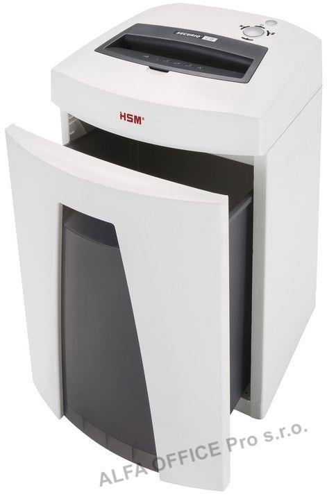 Skartovací stroj HSM Securio C18, stupeň utajení P-5 (příčný řez 1,9x15 mm)