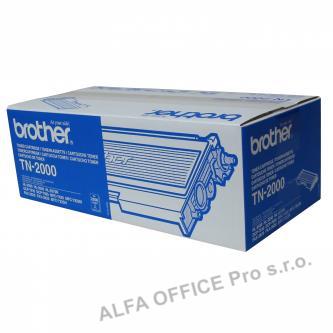Brother originální toner TN2000, black, 2500str., Brother HL-20x0, MF-7420