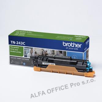 Brother originální toner TN243C, cyan, 1000str., Brother DCP-L3500, MFC-L3730, MFC-L3740,