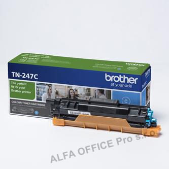 Brother originální toner TN247C, cyan, 2300str., Brother DCP-L3510CDW, DCP-L3550CDW, HL-L3