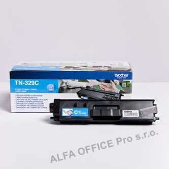 Brother originální toner TN-329C, cyan, 6000str., Brother HL-L8350CDW,HL-L9200CDWT