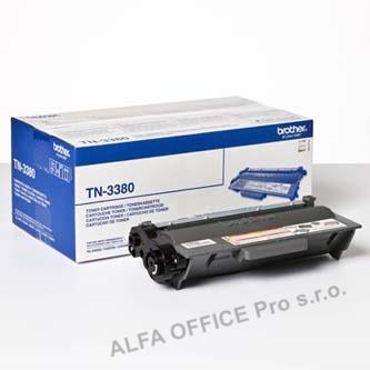 Brother originální toner TN3380, black, 8000str., Brother HL-5440D, HL-5450DN, HL-5470DW,