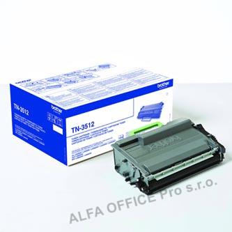 Brother originální toner TN3512, black, 12000str., Brother HL-L6400DW