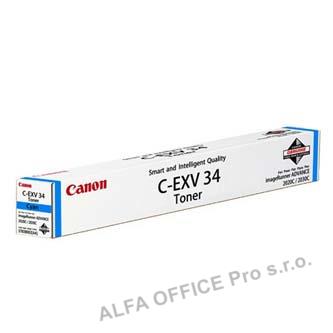 Canon originální toner CEXV34, cyan, 19000str., 3783B002, Canon iR-C2020, 2030