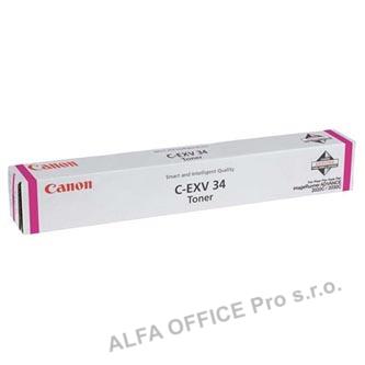 Canon originální toner CEXV34, magenta, 19000str., 3784B002,3784B003, Canon iR-C2020, 2030