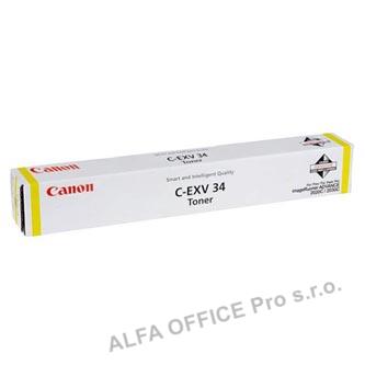 Canon originální toner CEXV34, yellow, 19000str., 3785B002, Canon iR-C2020, 2030