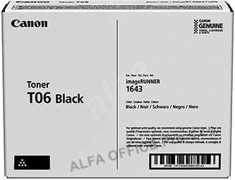Canon originální toner T06, black, 20500str., 3526C002, Canon imageRUNNER 1643i,