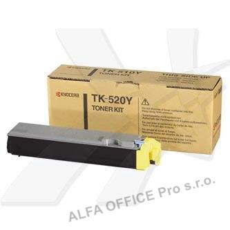  Kyocera originální toner TK520Y, yellow, 4000str., 1T02HJCEU0, Kyocera FS-C5015N 