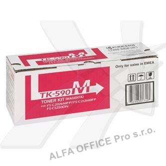 Kyocera originální toner TK590M, magenta, 5000str., 1T02KVBNL0, Kyocera FS-C 2026/2126MFP