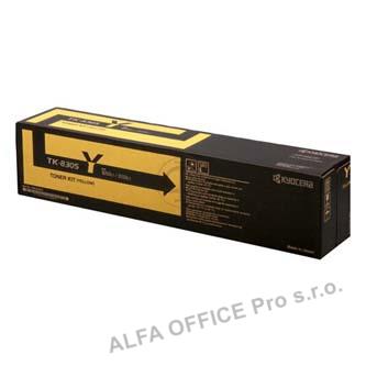 Kyocera originální toner TK8305Y, yellow, 15000str., 1T02LKANL0, Kyocera 3050Ci,3550Ci,305