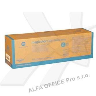Konica Minolta originální toner A06V453, cyan, 12000str., Konica Minolta Magicolor 5550, 5