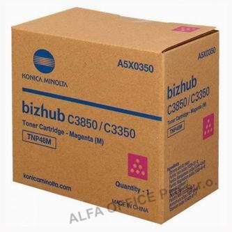 Konica Minolta originální toner A5X0350, magenta, 10000str., TNP48M, Konica Minolta Bizhub