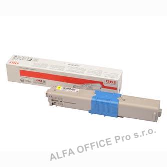 OKI originální toner 46508713, yellow, 1500str., OKI C332, MC363