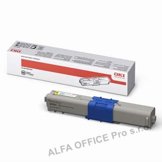OKI originální toner 44469722, yellow, 5000str., OKI C510, 530