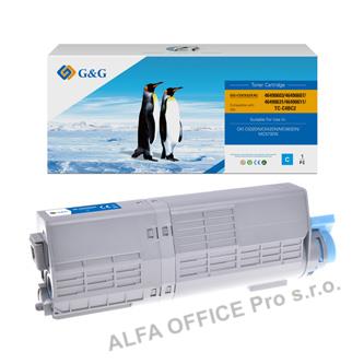 G&G kompatibilní toner s 46490607, cyan, NT-COC532XXC, pro OKI C532DN, C542DN, M