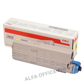 OKI originální toner 46490605, yellow, 6000str., OKI C532, MC573