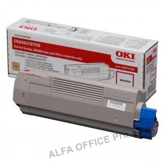OKI originální toner 43872306, magenta, 2000str., OKI C5650, 5750