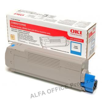 OKI originální toner 43324423, cyan, 5000str., OKI C5800, 5900