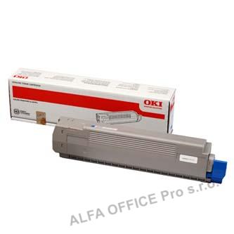 OKI originální toner 44643003, cyan, 7000str., OKI C801, C821