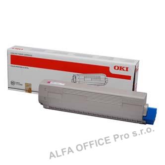 OKI originální toner 44844614, magenta, 7300str., OKI C822