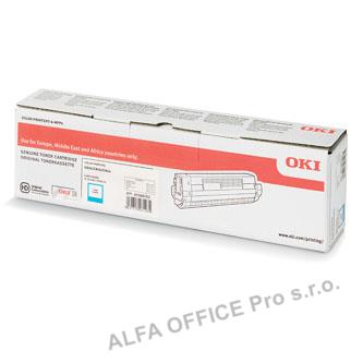 OKI originální toner 47095703, cyan, 5000str., OKI C824, 834, 844