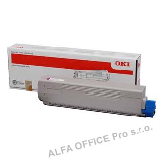 OKI originální toner 44844506, magenta, 10000str., OKI C831, 841