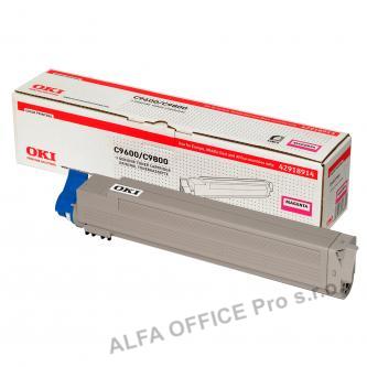 OKI originální toner 42918914, magenta, 15000str., OKI C9600, C9800, C9650, C9850, MFP
