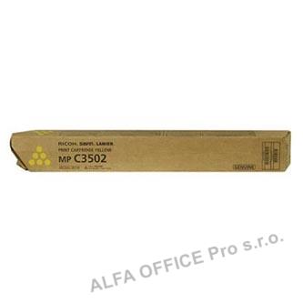  Ricoh originální toner 841652, 842017, 841740, yellow, 18000str., Ricoh MPC 3002 