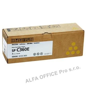 Ricoh originální toner 408191, yellow, 1500str., Ricoh SP 360dnw