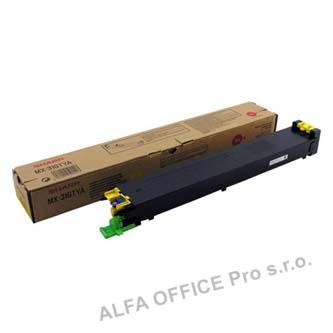 Sharp originální toner MX-31GTYA, yellow, 15000str., Sharp MX 2301N, 2600N, 3100N, 4100N,