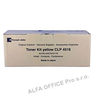 Triumph Adler originální toner 4462610116, yellow, 10000str., TK-Y4626, Triumph