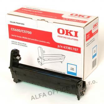 OKI originální válec 43381707, cyan, 20000str., OKI C5600, 5700