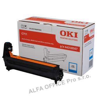 OKI originální válec 44318507, cyan, 20000str., OKI C711