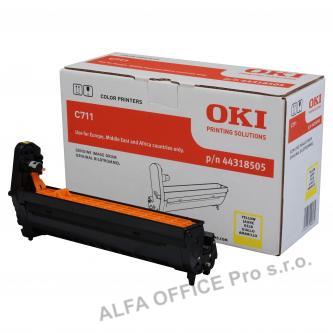 OKI originální válec 44318505, yellow, 20000str., OKI C711