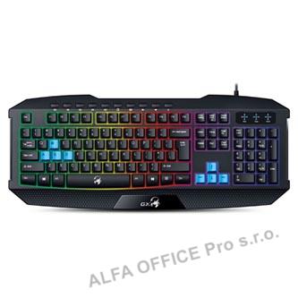 Genius GX GAMING Scorpion K215, Klávesnice herní, odolná proti polití typ drátov