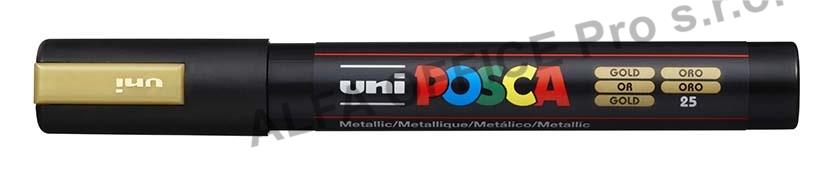 Posca popisovač / 2,5 mm - zlatá