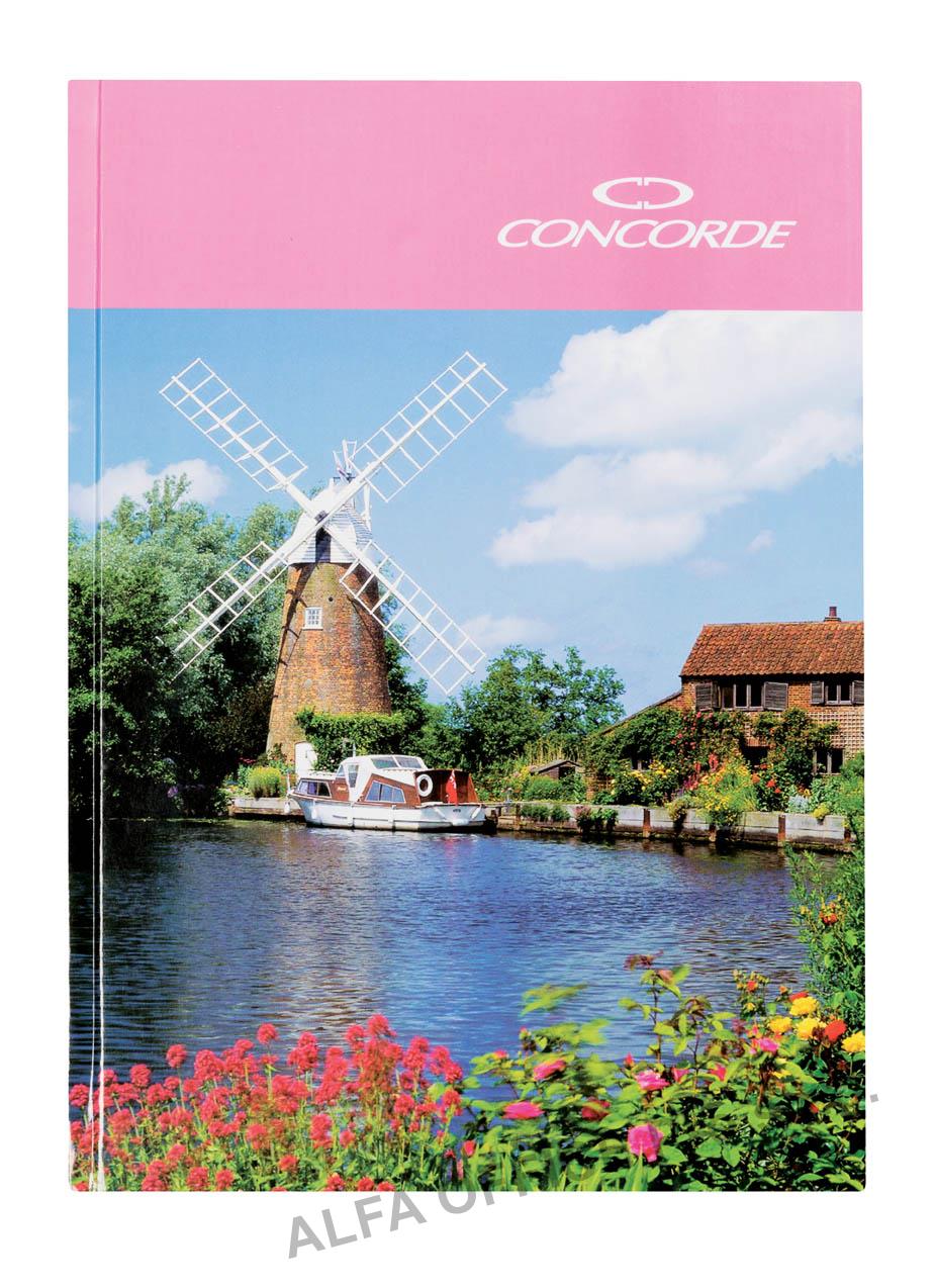 Kniha záznamní lepená Concorde - A5 / čistý / 100 listů