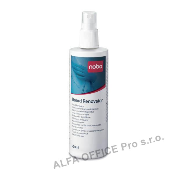 Čistící sprej na popisovatelné tabule Nobo Renovator - 250 ml