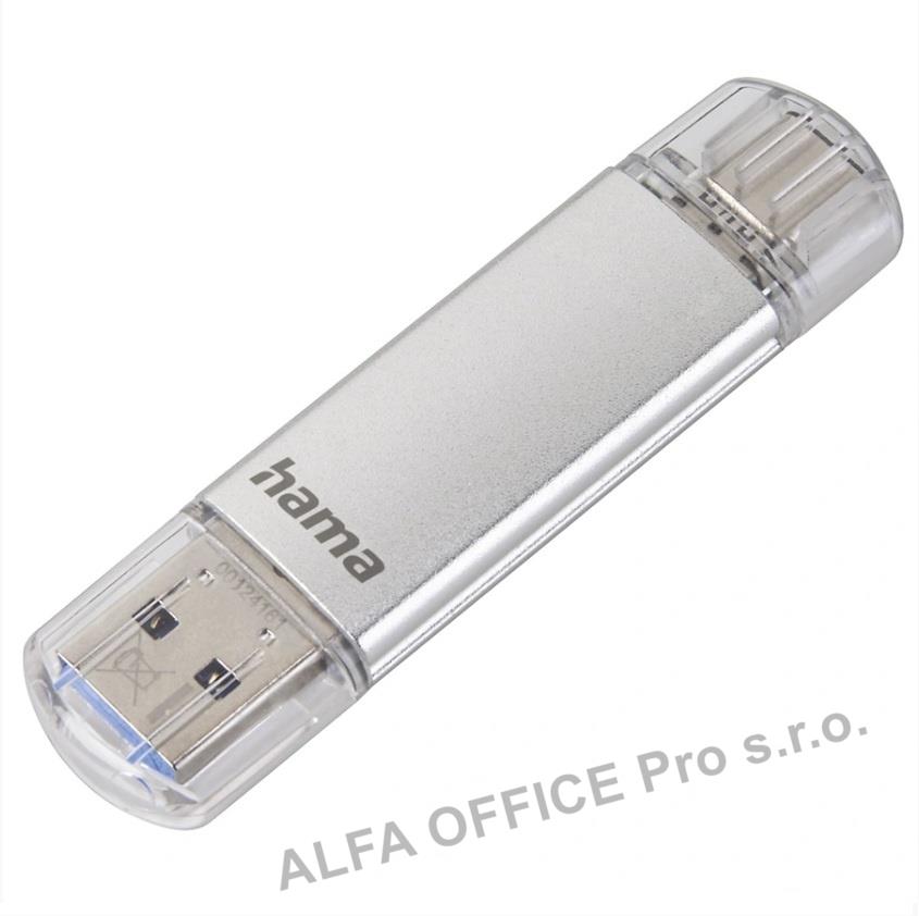 Flash Pen Laeta twin - stříbrná / 32 GB /  USB 3.1