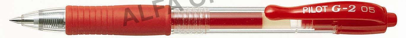 Gelový roller Pilot G-2 0,5 - červená