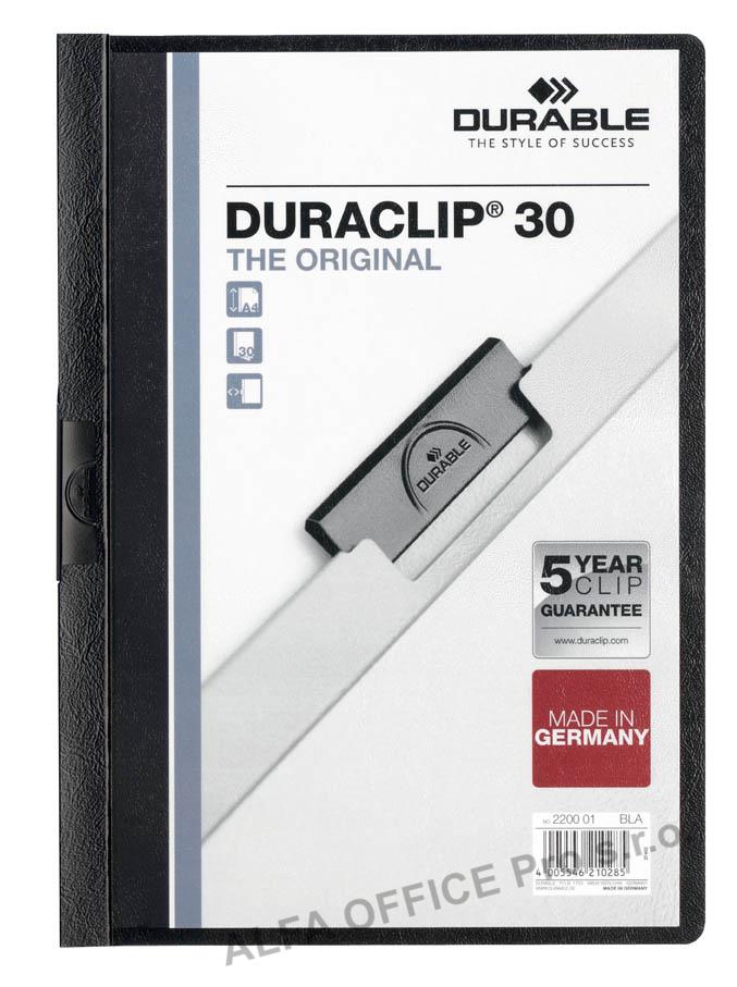 Desky A4 Duraclip - kapacita 30 listů / černá