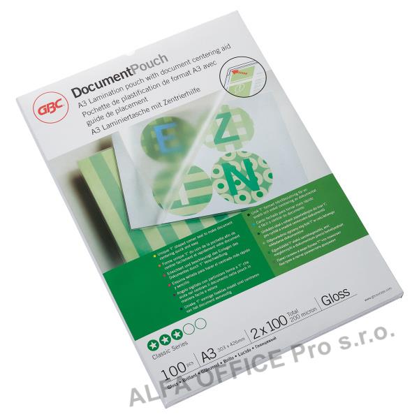 Laminovací pouzdra GBC A3 - 100 mic / 100 ks