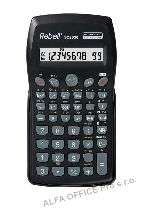 Kalkulačka Rebell SC2030 vědecká displej 10 míst